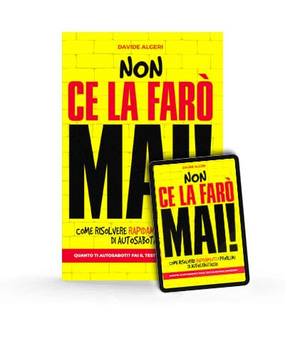 copertina libro Non ce la farò mai libro autostima autosabotaggio