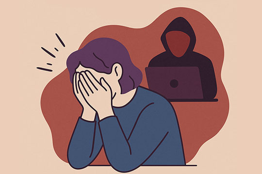 vergogna nelle truffe sentimentali online