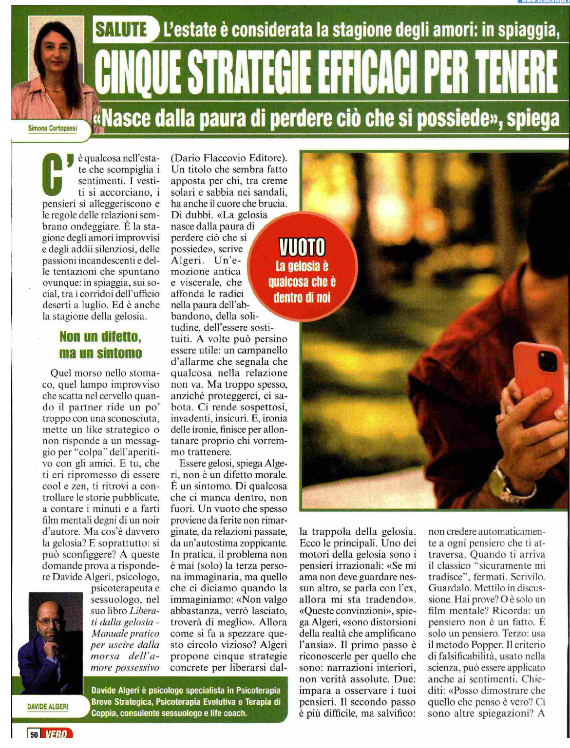 intervista vero gelosia